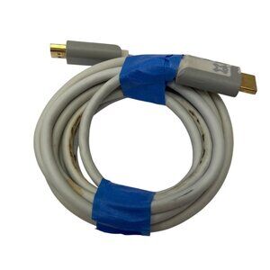 HDMI To HDMI Cable - 6 Ft - Gray & White - Preowned